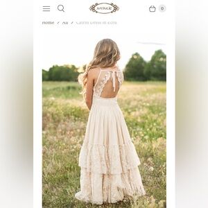 Joyfolie Catrin dress in Ecru